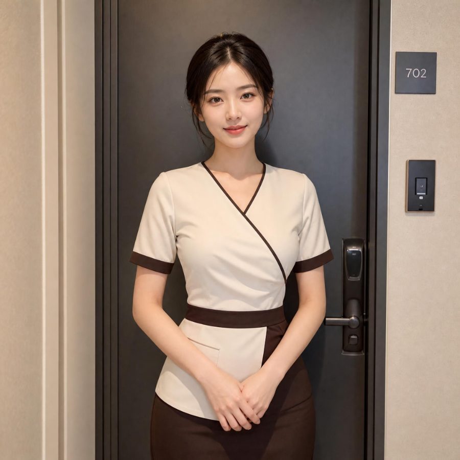 오늘출장마사지 관리사 단정한 유니폼